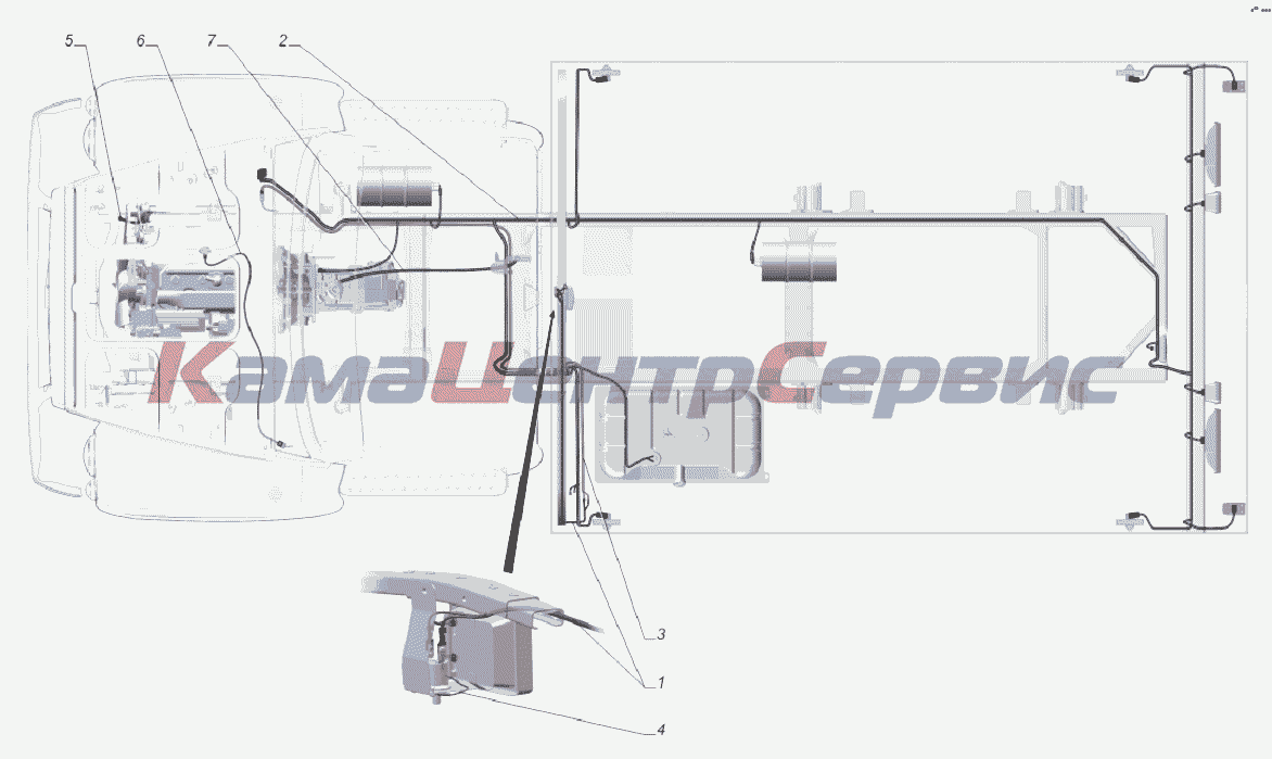 Запчасти для ГАЗ-33081 - 33081-3724001-143. Установка проводов