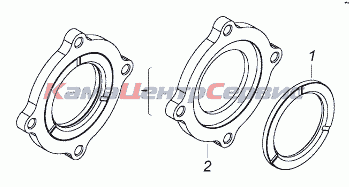 2304129 4310 кольцо упорное кулака шарнира оао камаз