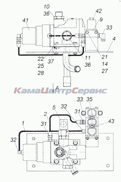 Гидрораспределитель камаз 6520 схема