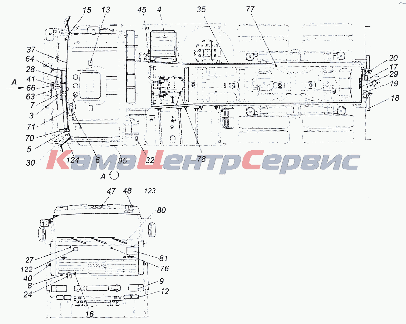 Запчасти для 53605 (Евро-4) - 53605-3700001-31 Светотехника