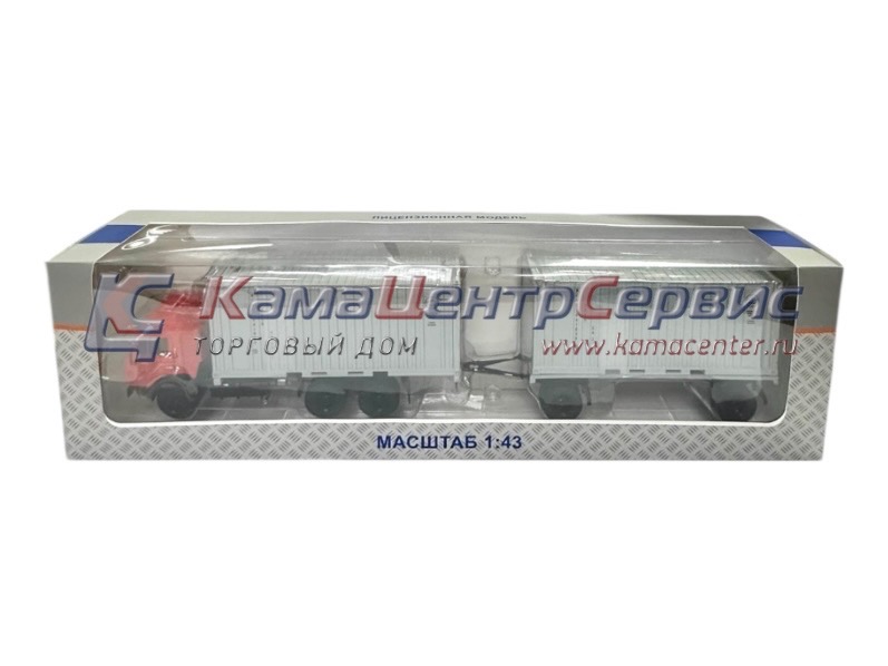 КАМАЗ масштабная модель КАМАЗ 53212 контейнеровоз с прицепом ГКБ-8350 777.SSM7030