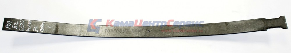 Лист рессоры передний №2 6520 (4х л.) №3 (11л.) прямой L=1675мм (БЗРП) 65115-2902103