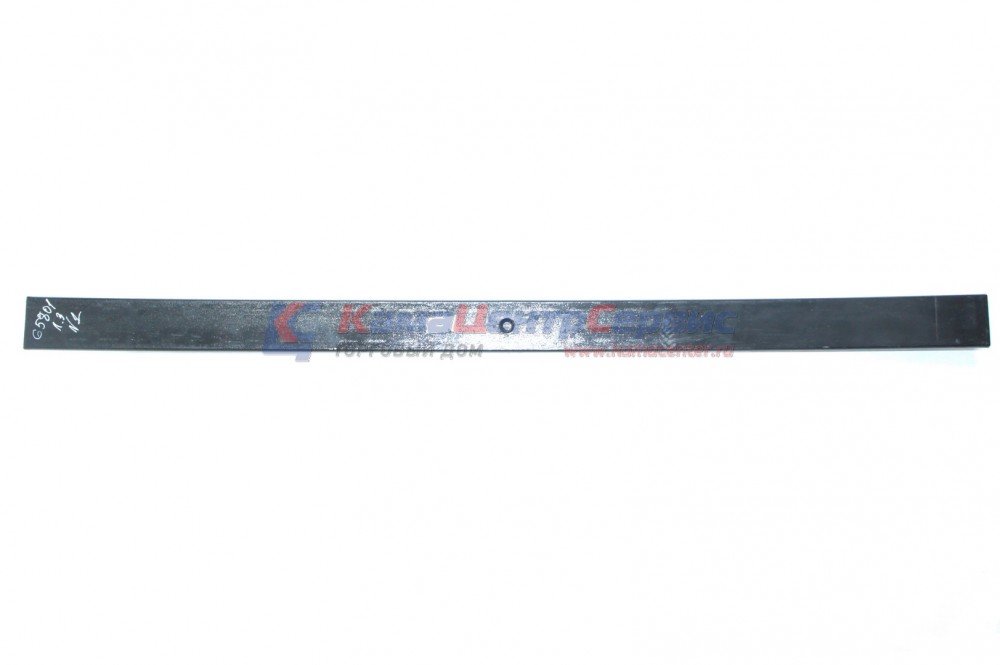 Лист рессоры задний №1 (модель 65801) L=1600мм (ЧМЗ) 65801-2912101