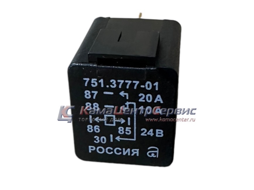 Реле 5-ти контакт. 20А 24В универс. без кронштейна (г.Псков) 751-3777-01