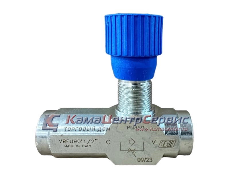 Дроссель с обратным клапаном 1/2 VRFU90 (V0583) 
