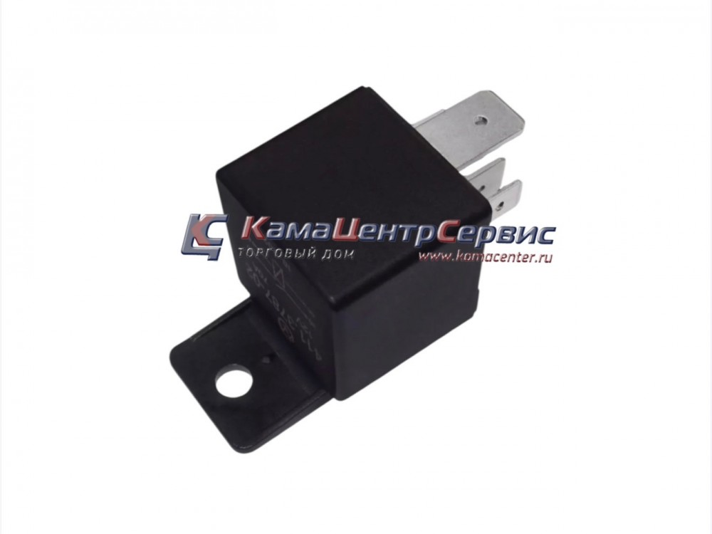 Реле электромагнитное 12V 4-х контактное 70А замыкающее с кронштейном (ЭНЕРГОМАШ) 411.3787-02