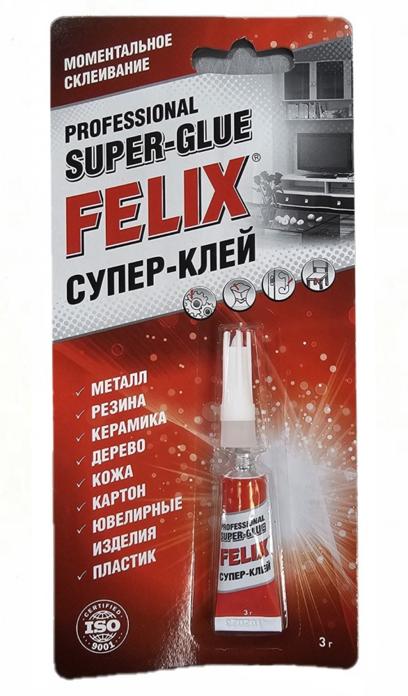 Суперклей FELIX 3 гр 411040065