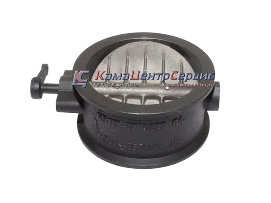 Корпус вспомогательного тормоза с заслонкой 65115-3570014-10