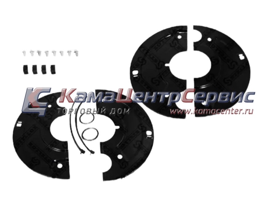 Комплект щитков пылезащитных на ось (квадратная балка) BPW 9900000093