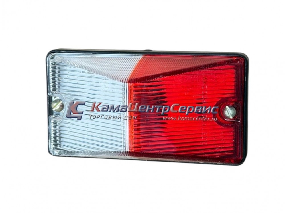 Фонарь габаритный красно-белый (света стоянки) 24В (ОСВАР) 12-3731