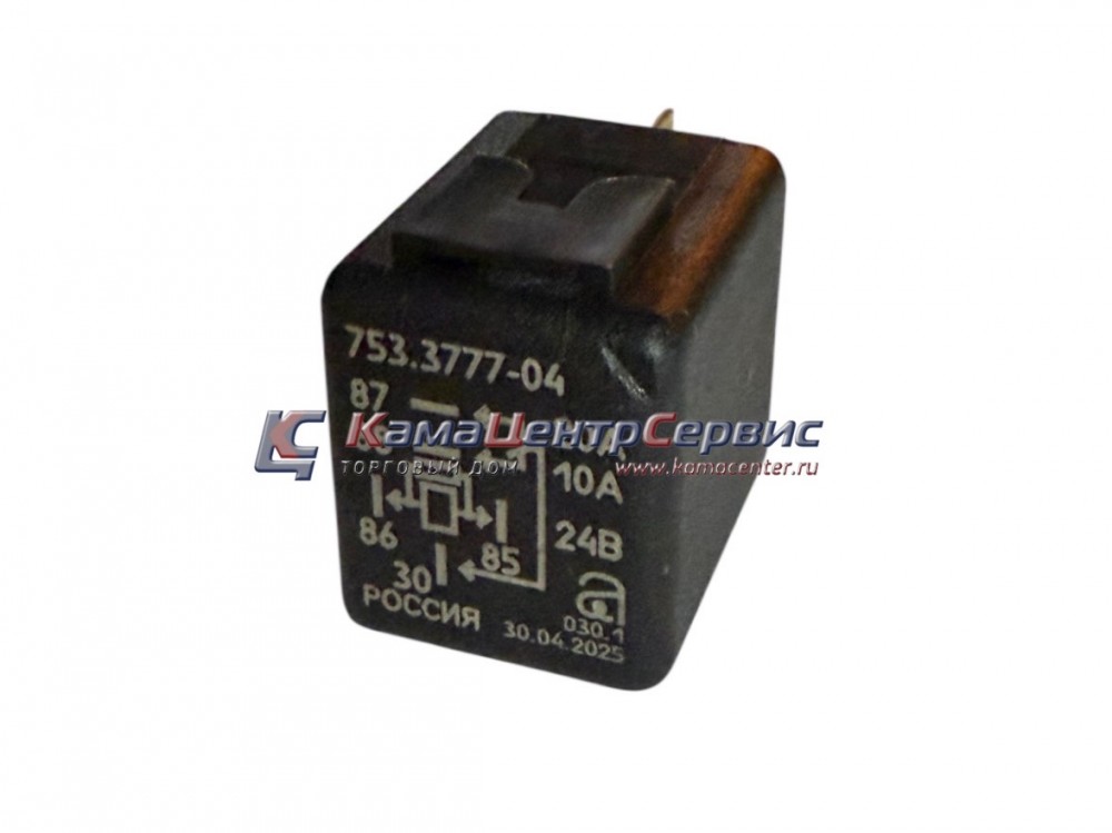 Реле BOSCH 24В 20 Ам (5-ти конт.) без кронштейна (г.Псков) 753-3777-04