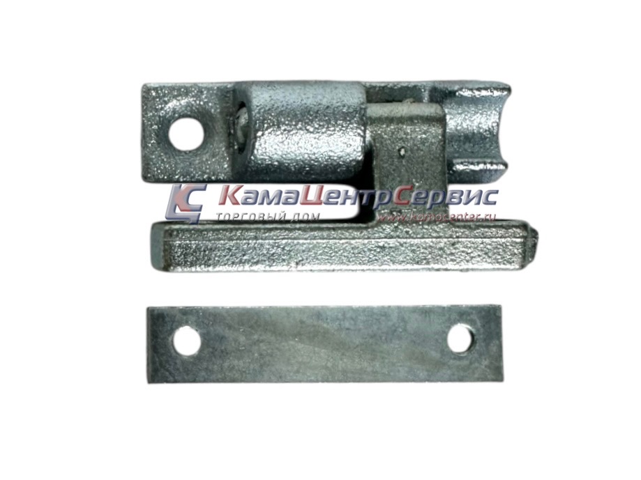 Петля бортовая 90 мм с планкой (оцинк) 