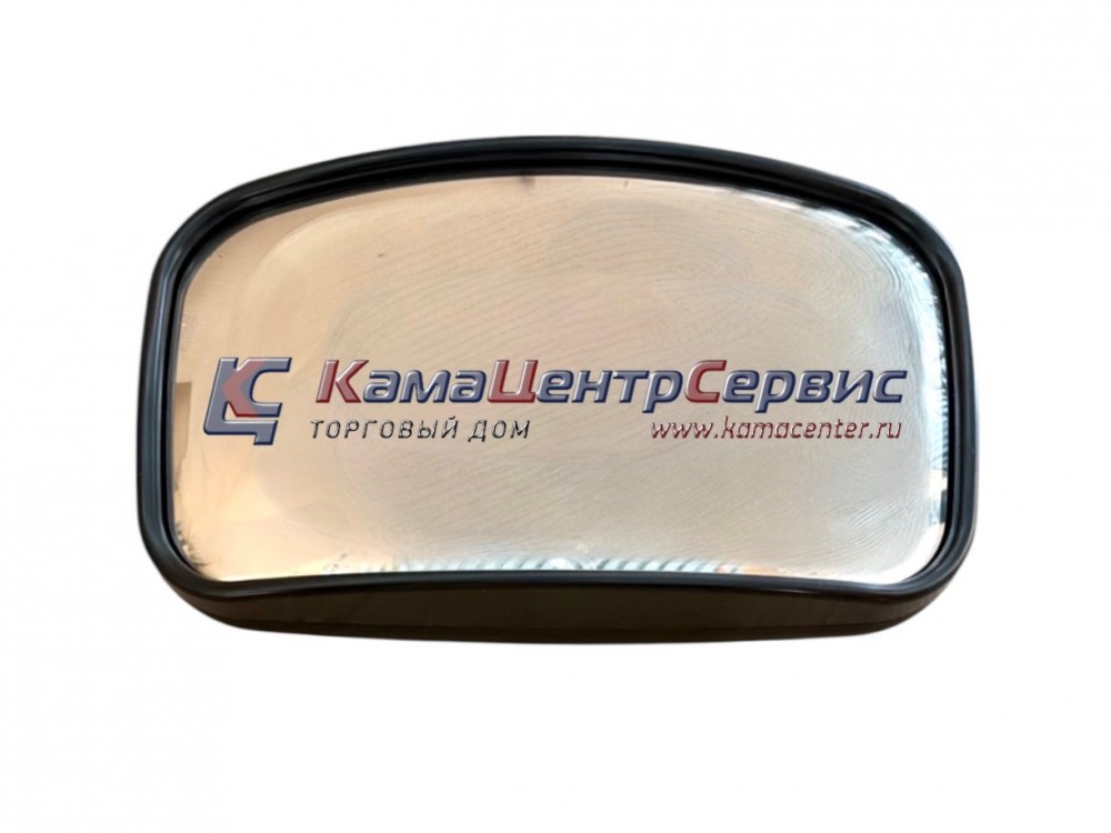 Зеркало внешнее переднего обзора парковочное КАМАЗ,МАЗ боковое 318х188х75 сферическое в пластмассов САКД.458201.070