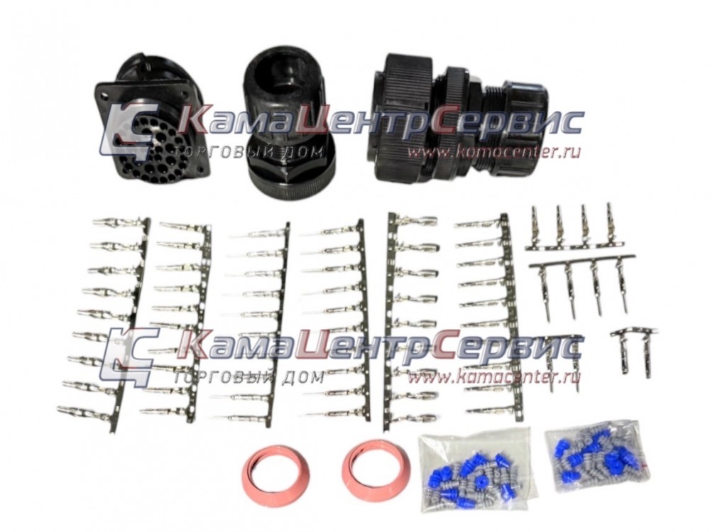 Розетка + вилка + комплект пинов и уплотнителей СЦБ-35 СЦБ-35