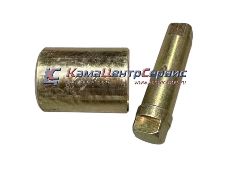 Ось+ролик колодки в сборе (99859-3502107/09) (ЧМЗАП) 99859-3501107/09