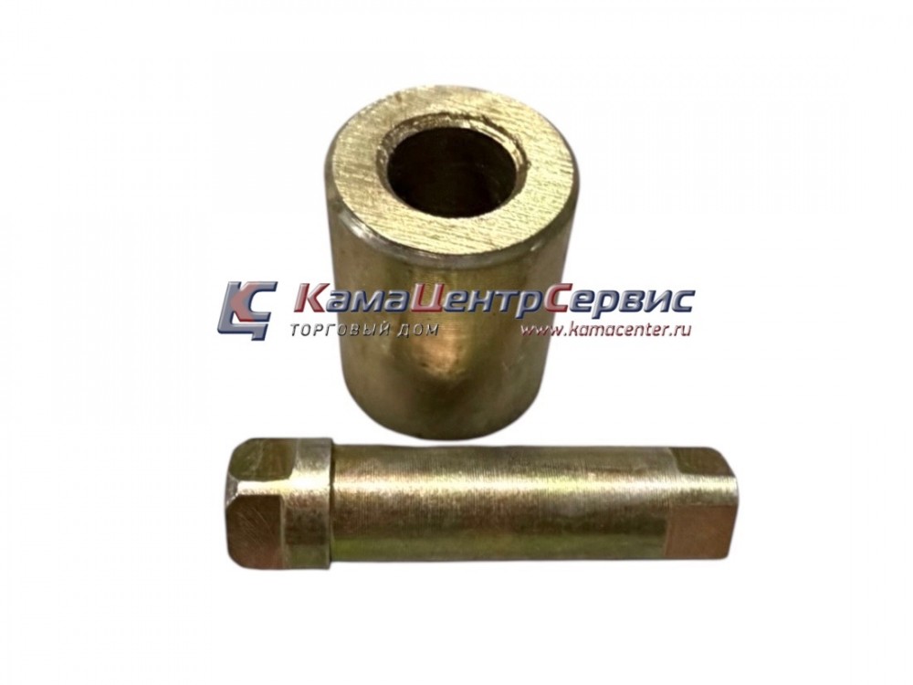 Ось+ролик колодки в сборе (99859-3502107/09) (ЧМЗАП) 99859-3501107/09