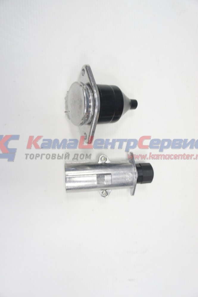 Разъем ПС-326 (вилка+розетка) (металл) 6+1полюсов Евро 53205-3723156-0