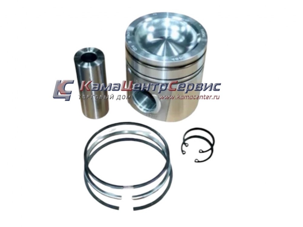 Поршень с кольцами, пальцем, стопор QSB дв.Cummins 4955160
