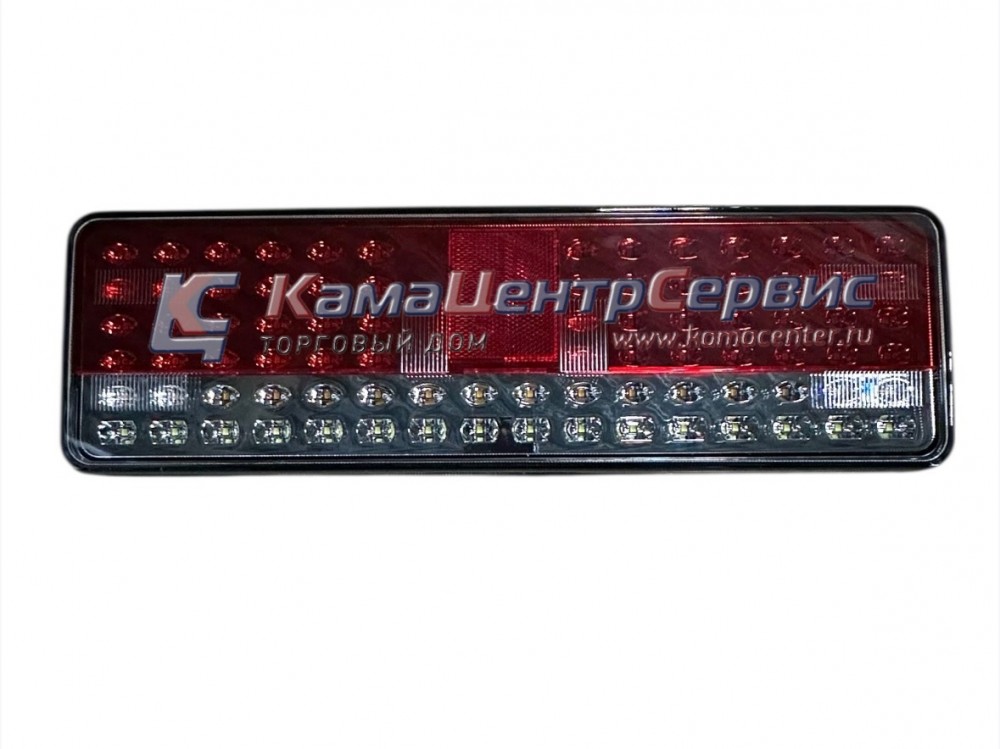 Фонарь задний левый МАЗ (СВЕТОДИОДНЫЙ 1 полоса ) со жгутом 7-контакт., КЭП (аналог РУФС.09-02) 8512.3716-21