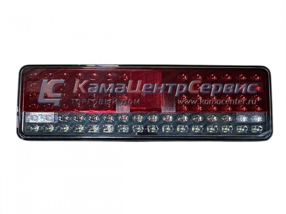 Фонарь задний правый МАЗ (СВЕТОДИОДНЫЙ 1 полоса ) со жгутом 7-контакт., КЭП (аналог РУФС.09-03) 8512.3716-20