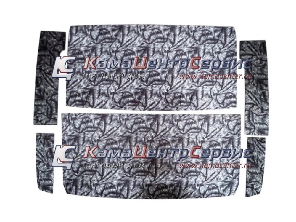 Обивка кабины (ВЕЛЮР) высокая крыша без спального места 53205-5702010