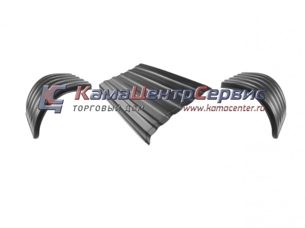 Крыло п/прицепа спаренное (тягач) пласт+пласт К-650 (из 3-х) (ЗАВОД) 5410-15004