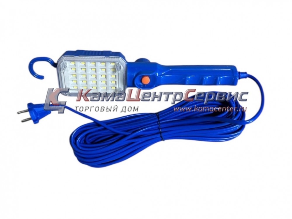 Лампа переносная 15 метров, светодиодная, 220В, LED, М5 22015л