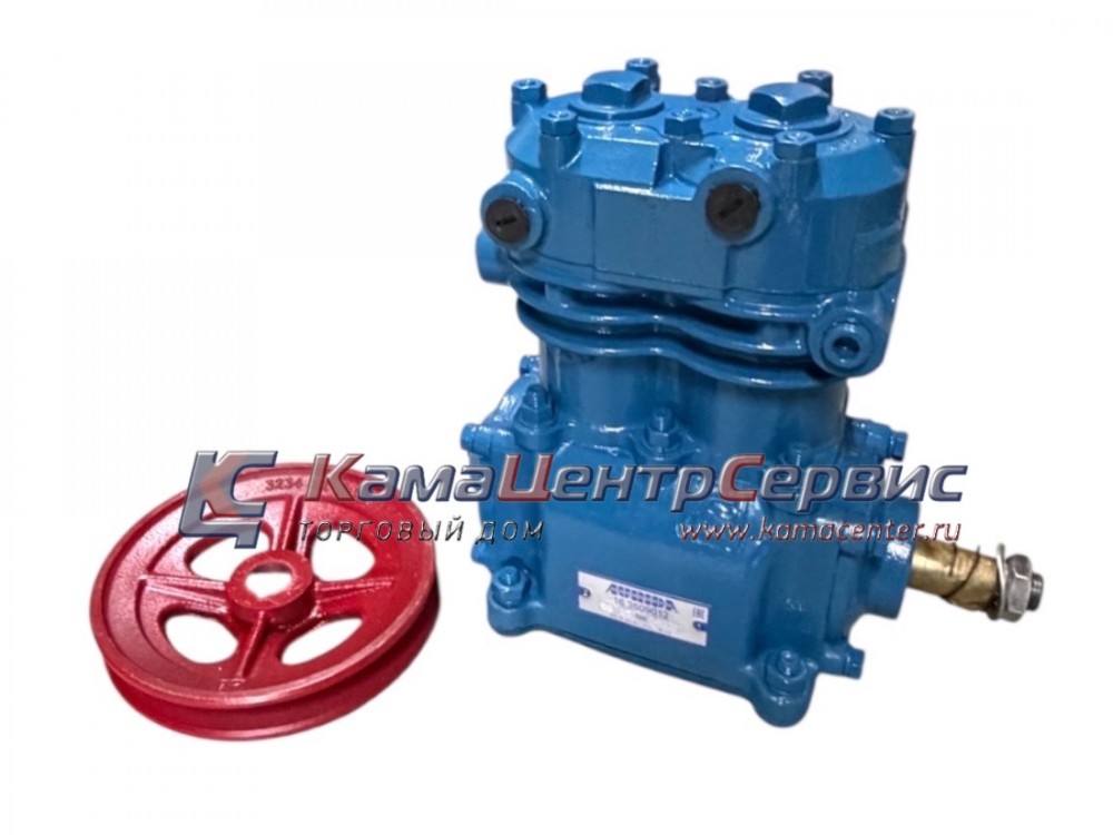 Компрессор 2-х цилиндровый МАЗ, УРАЛ (г.Паневежис) 16-3509012