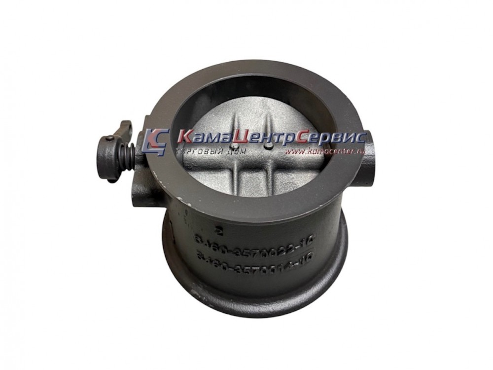 Корпус с заслонкой (зам. 53205) (ПАО КАМАЗ) 6460-3570014-10