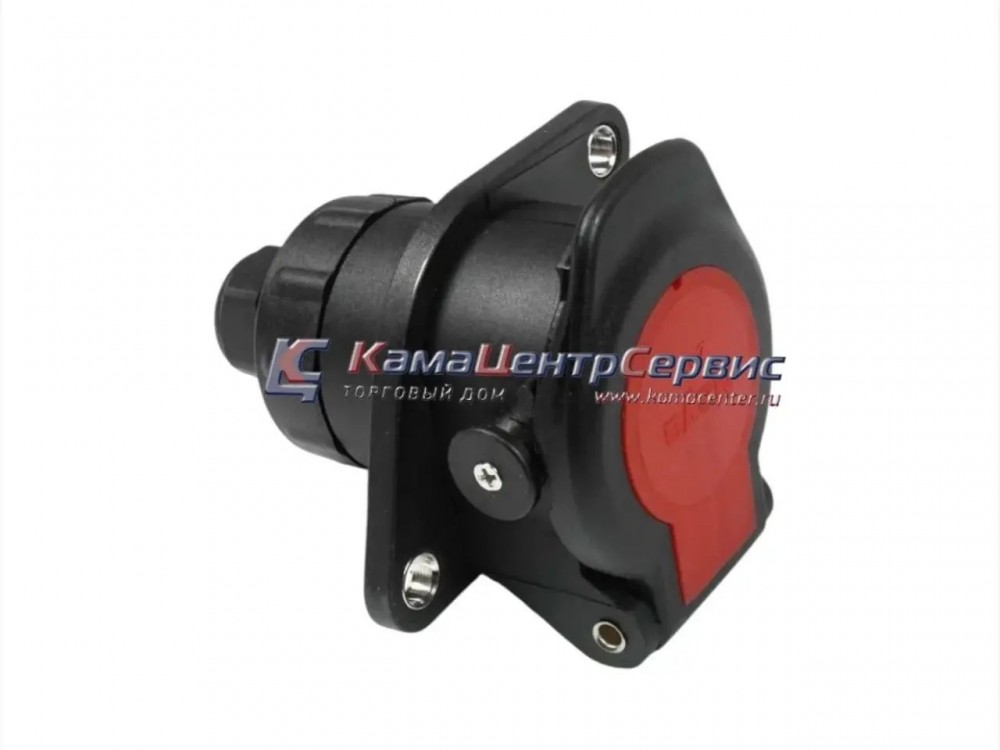 Розетка АБС 5 конт-ов (с крышкой) (KR-3834) KR-3834