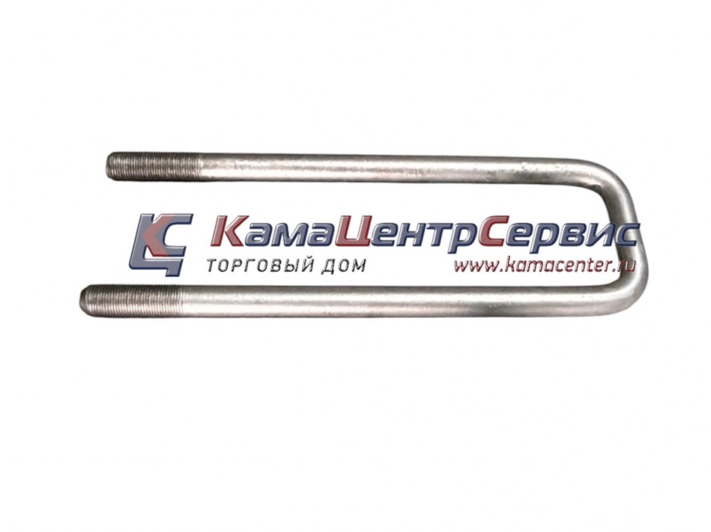 Стремянка передней рессоры М24х2 (вн. шир.=100мм) L=430мм без гайки (ПАО КАМАЗ) 6522-2902408