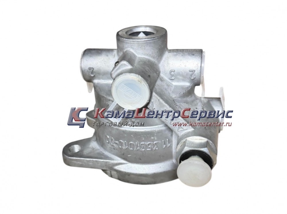 Кран прицепа (воздухораспределитель тормозов прицепа 2-пpоводный) 6отв. 11-3531010-70