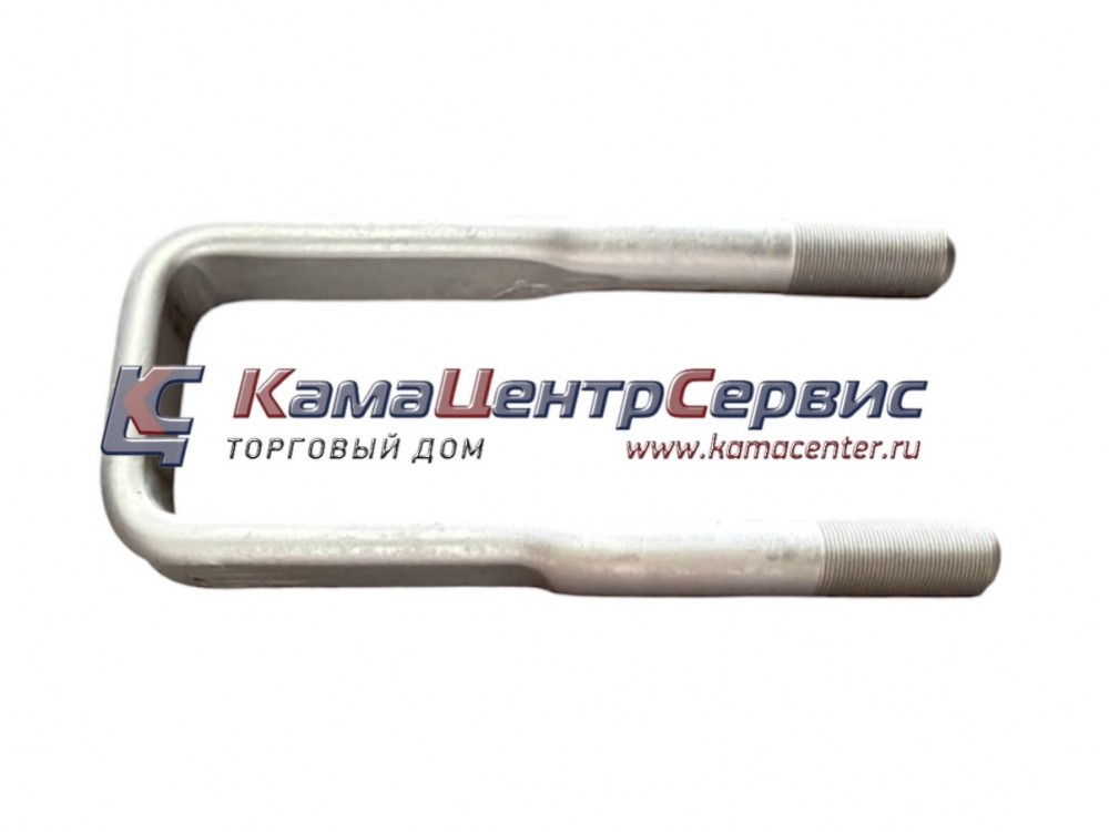 Стремянка задней рессоры 6460 М30х2 (вн. шир.=105мм) L=390мм без гайки (ПАО КАМАЗ) 6460-2912408
