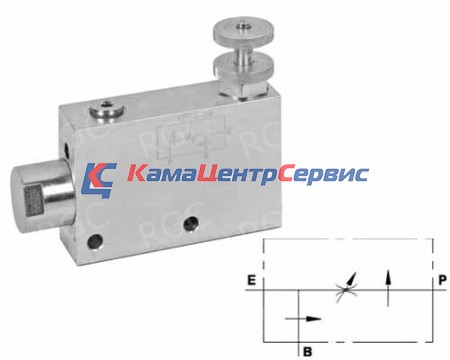 Регулятор расхода 3-х линейный VPR3 1/2 