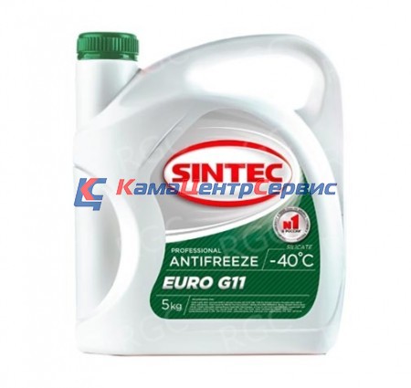 Жидкость охлаждающая антифриз SINTEC EURO G11 5кг 
