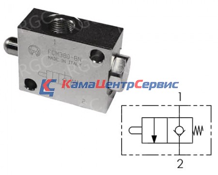 Клапан ограничения перемещения FCM380N 3/8 НЗ 